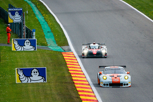 Francorchamps WEC 2017  -  Porsche & Toyota n° 8